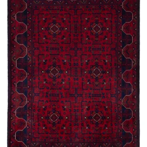 Afghansk teppe - Royal - 148 x 104 cm - rød
