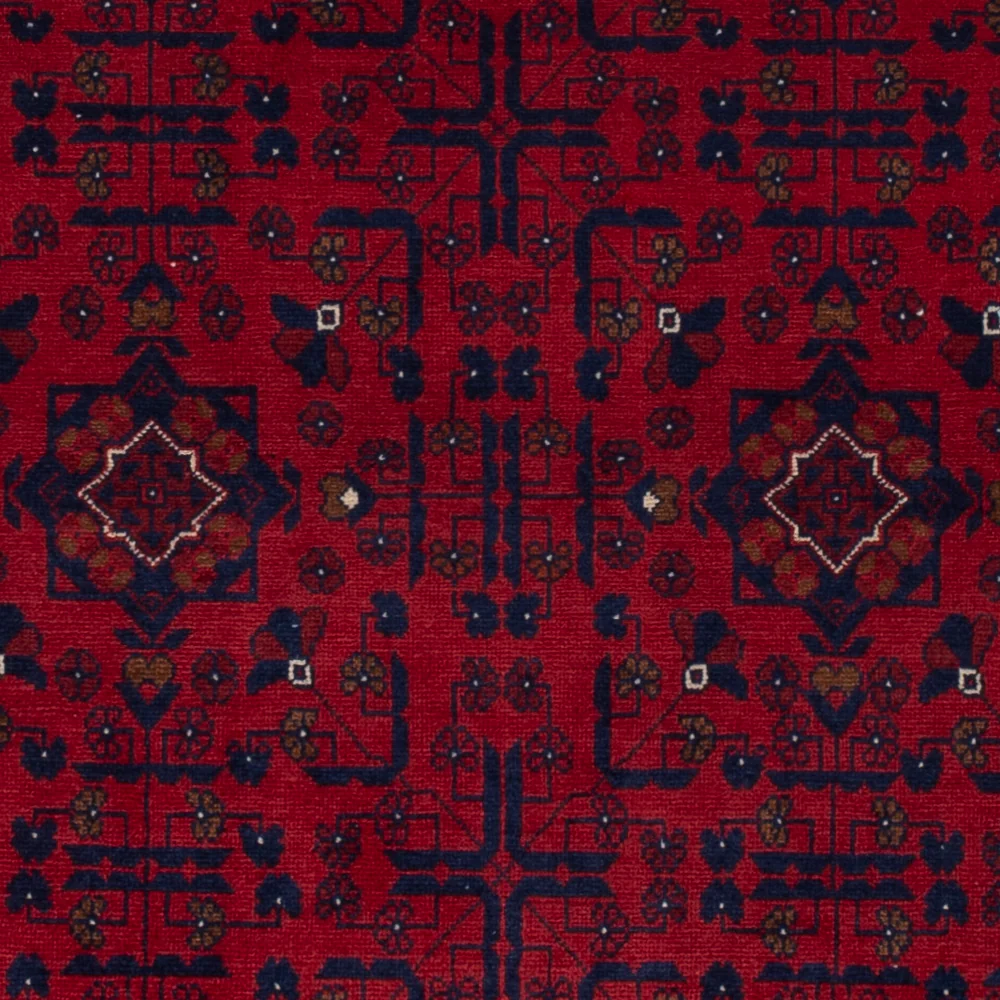 Afghansk teppe - Royal - 148 x 104 cm - rød