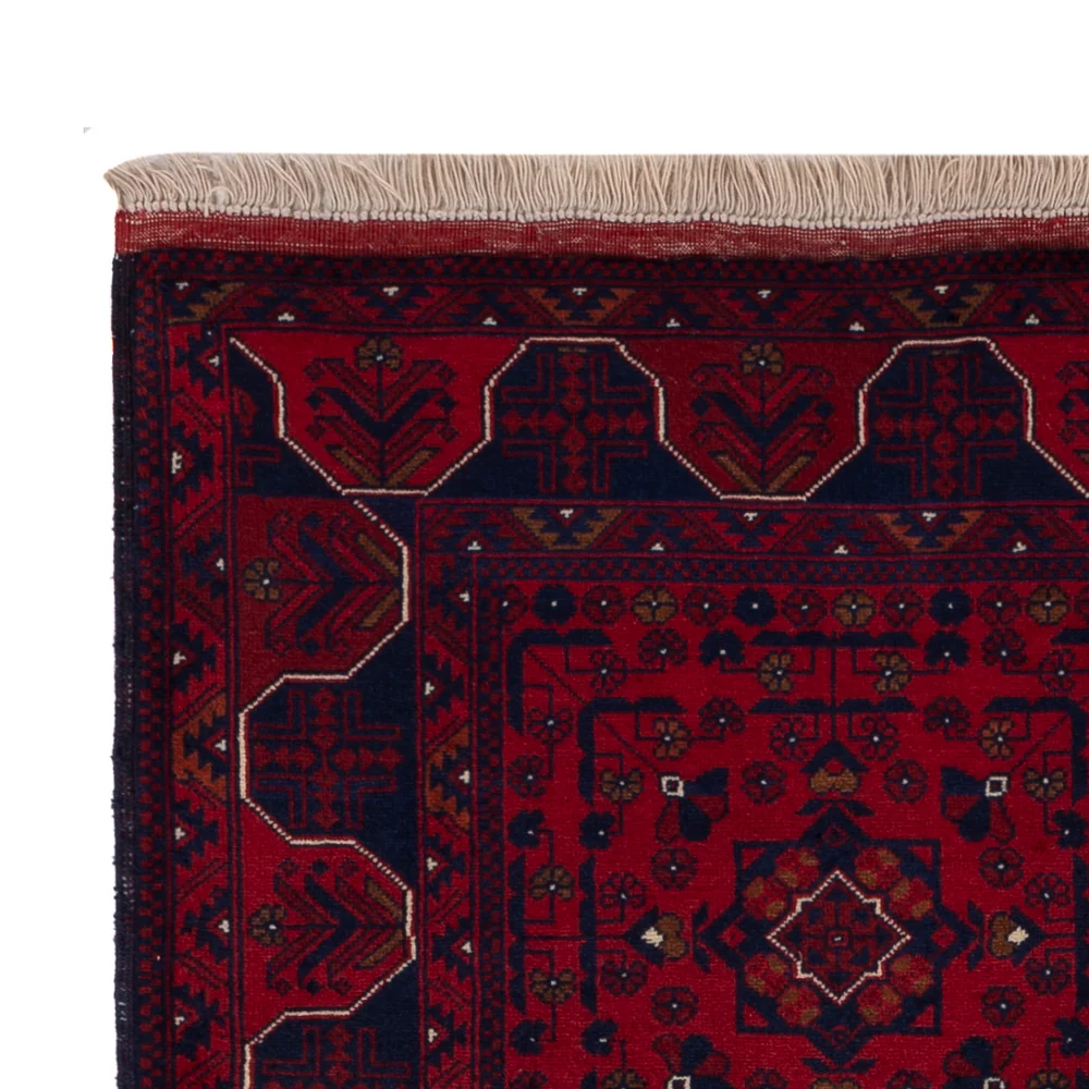 Afghansk teppe - Royal - 148 x 104 cm - rød