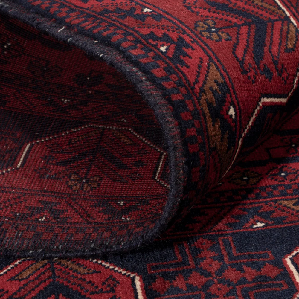 Afghansk teppe - Royal - 148 x 104 cm - rød