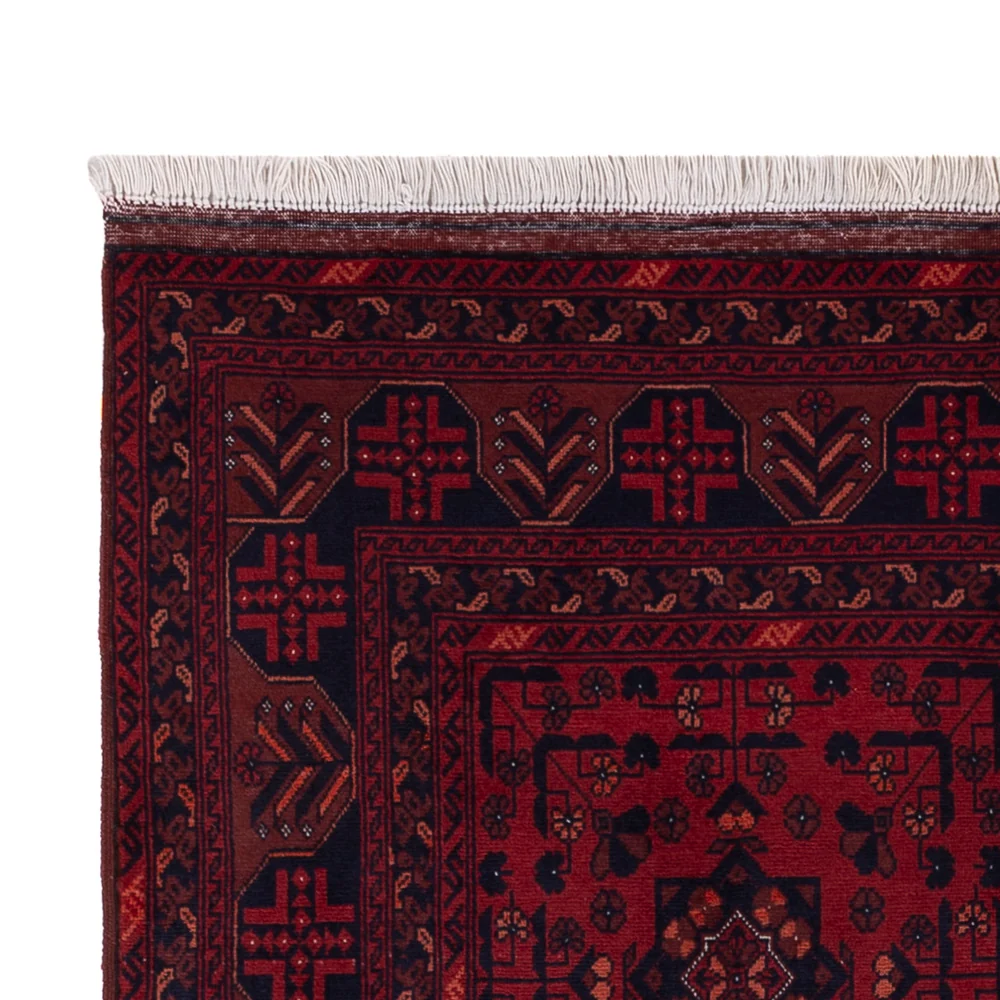 Afghansk teppe - Royal - 149 x 101 cm - rød