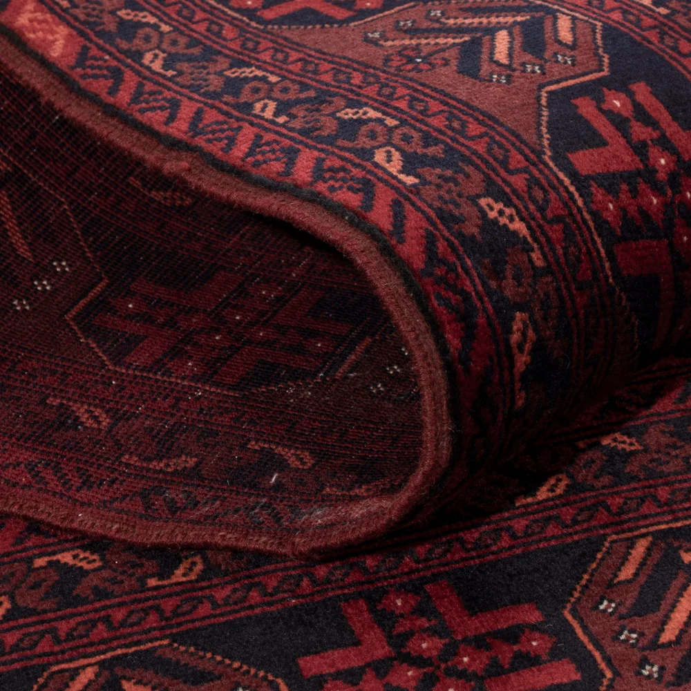 Afghansk teppe - Royal - 149 x 101 cm - rød