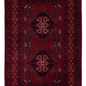 Afghansk teppe - Royal - 149 x 99 cm - rød