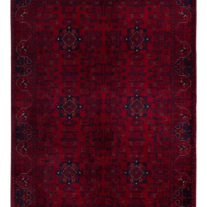 Afghansk teppe - Royal - 150 x 103 cm - rød