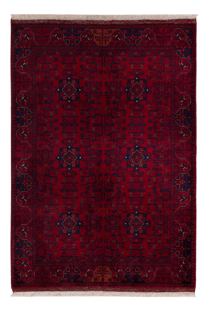 Afghansk teppe - Royal - 150 x 103 cm - rød