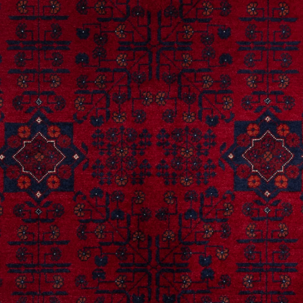 Afghansk teppe - Royal - 150 x 103 cm - rød