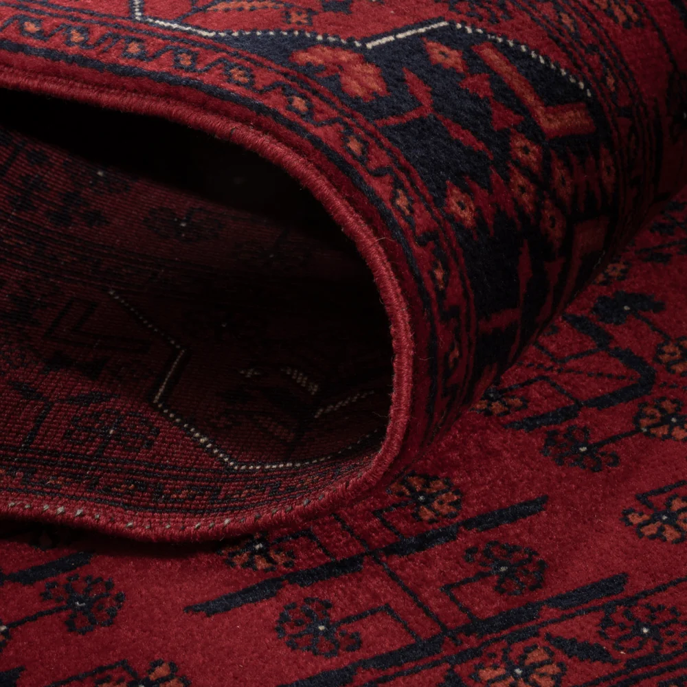 Afghansk teppe - Royal - 150 x 103 cm - rød