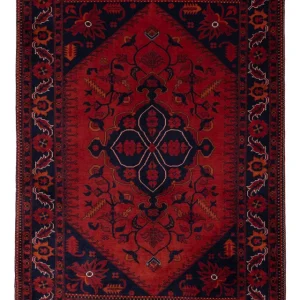 Afghansk teppe - Royal - 150 x 97 cm - rød