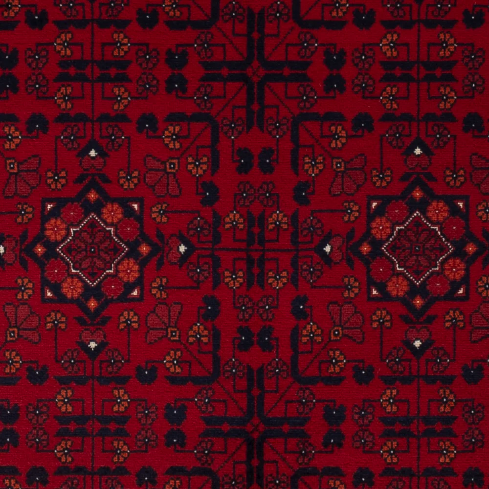 Afghansk teppe - Royal - 150 x 98 cm - rød