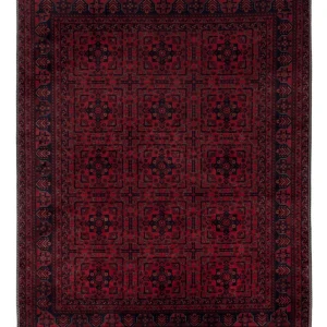 Afghansk teppe - Royal - 187 x 146 cm - rød