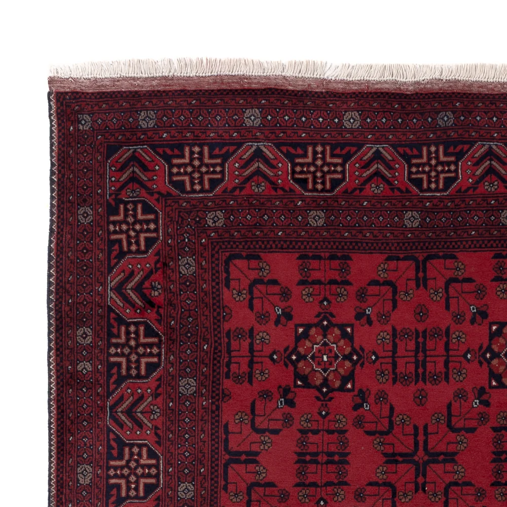 Afghansk teppe - Royal - 189 x 149 cm - rød