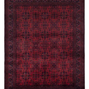 Afghansk teppe - Royal - 190 x 151 cm - rød