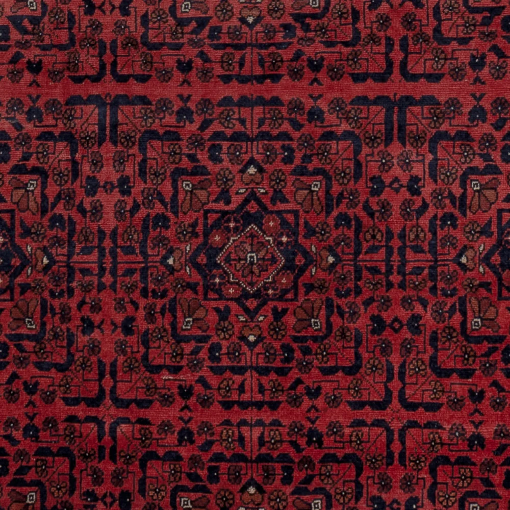 Afghansk teppe - Royal - 193 x 147 cm - rød