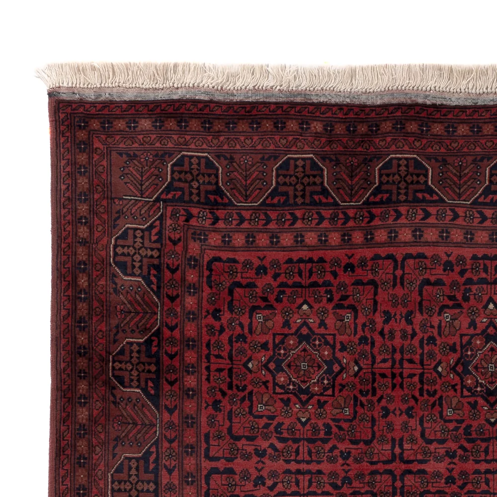 Afghansk teppe - Royal - 193 x 147 cm - rød