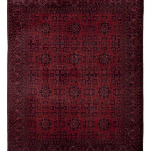 Afghansk teppe - Royal - 194 x 147 cm - rød
