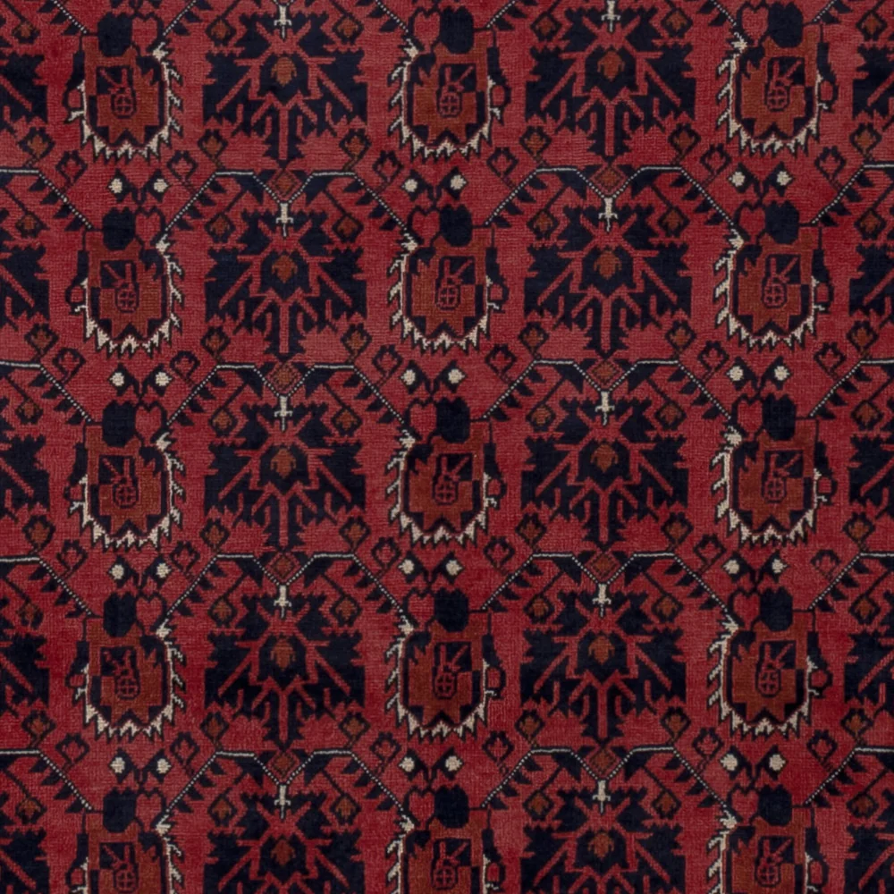 Afghansk teppe - Royal - 194 x 148 cm - rød