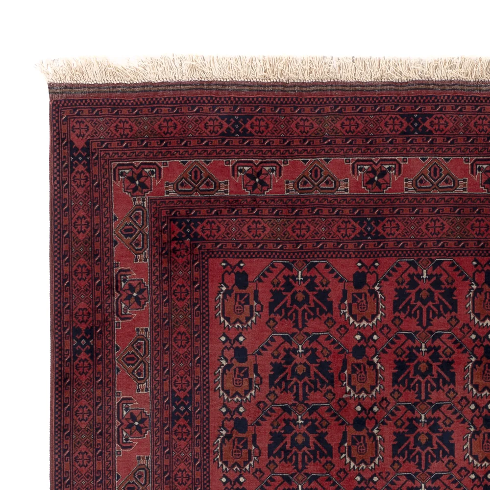 Afghansk teppe - Royal - 194 x 148 cm - rød