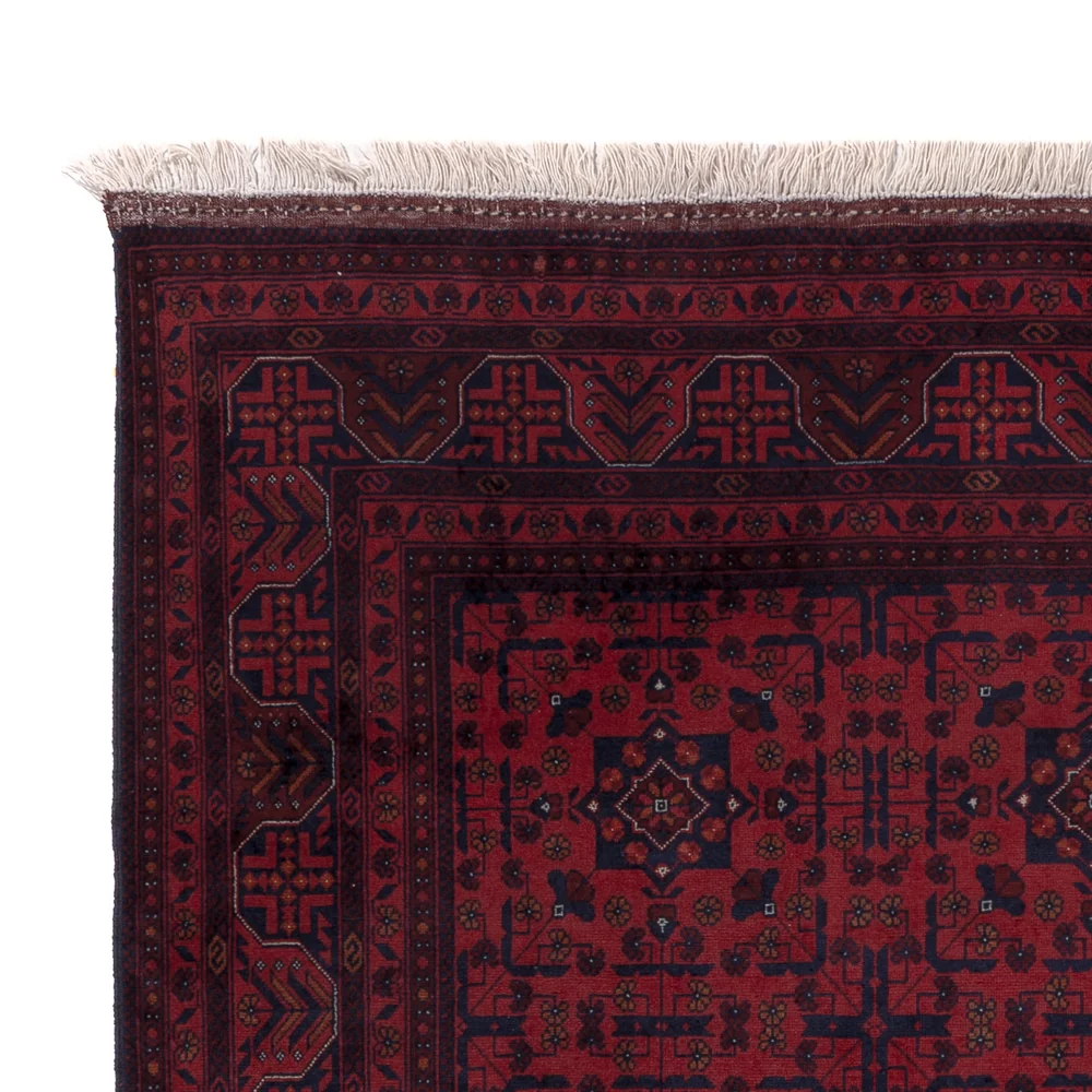 Afghansk teppe - Royal - 194 x 150 cm - rød