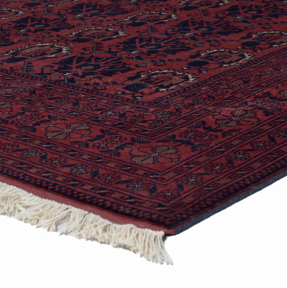Afghansk teppe - Royal - 195 x 149 cm - rød