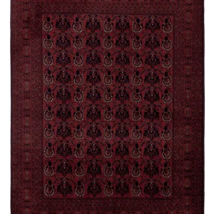 Afghansk teppe - Royal - 195 x 149 cm - rød