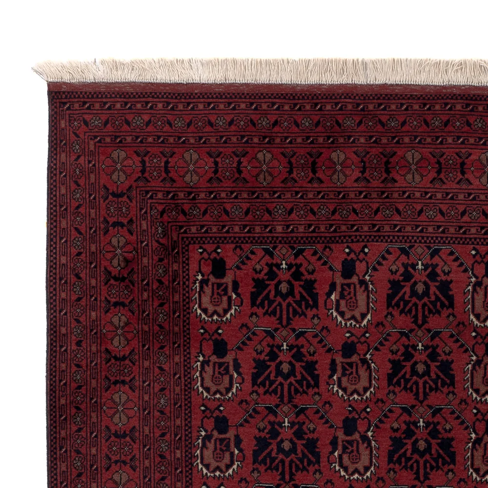 Afghansk teppe - Royal - 195 x 149 cm - rød