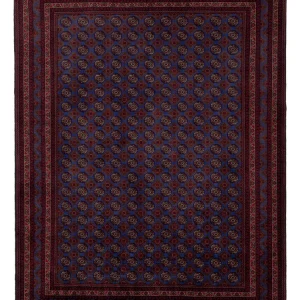 Afghansk teppe - Royal - 195 x 151 cm - blå