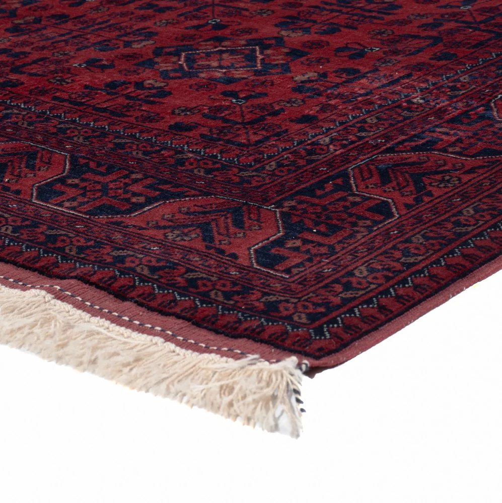 Afghansk teppe - Royal - 196 x 149 cm - rød