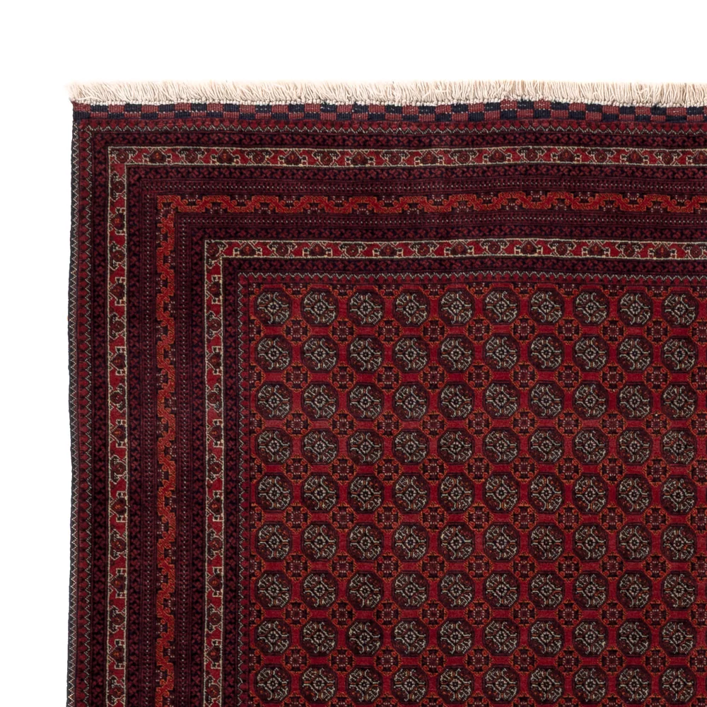 Afghansk teppe - Royal - 196 x 150 cm - rød