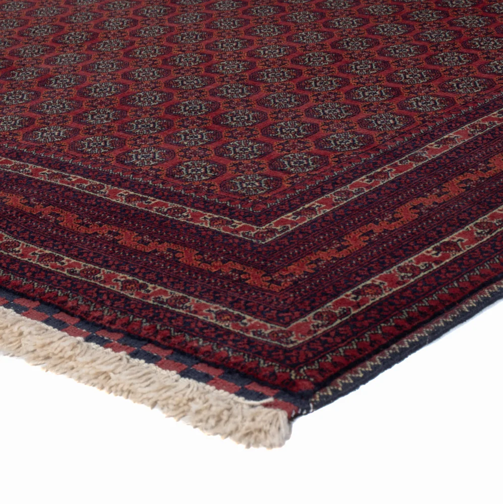 Afghansk teppe - Royal - 196 x 150 cm - rød