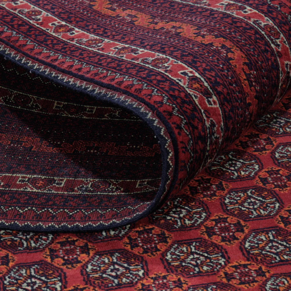 Afghansk teppe - Royal - 196 x 150 cm - rød