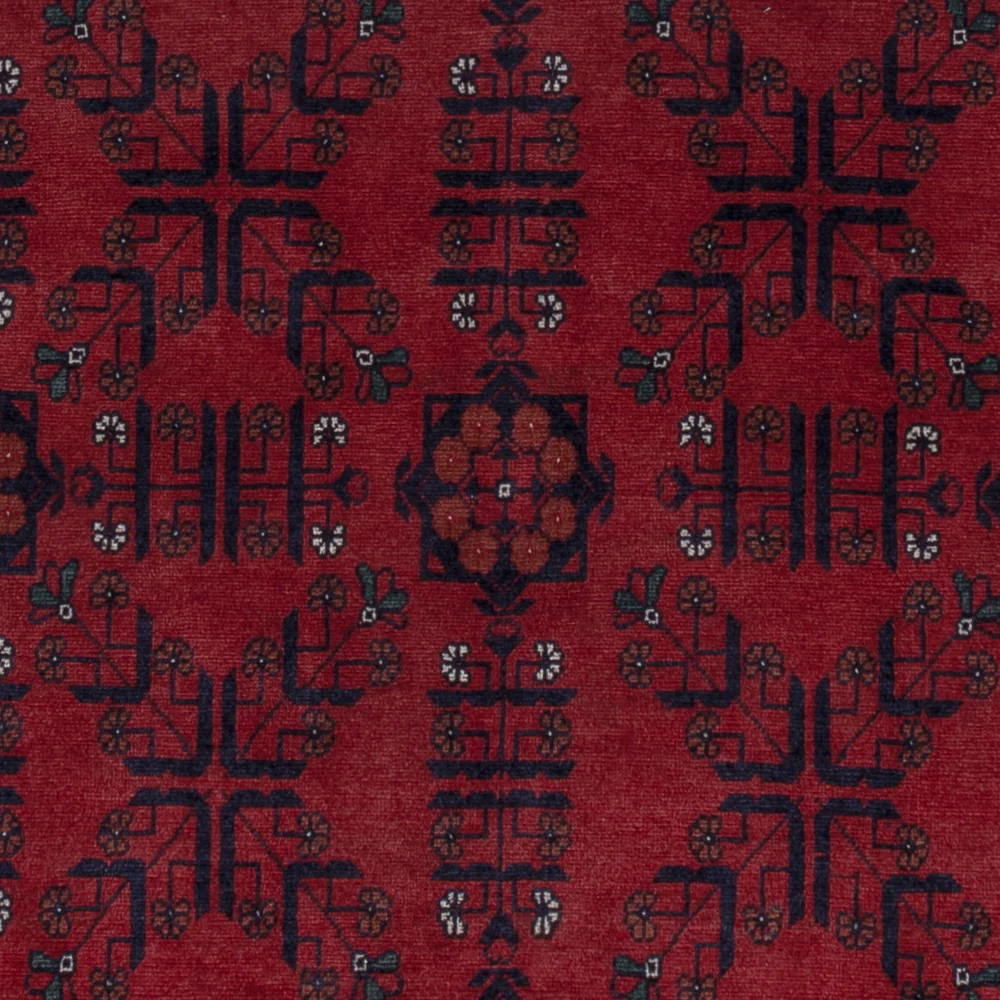 Afghansk teppe - Royal - 198 x 150 cm - rød