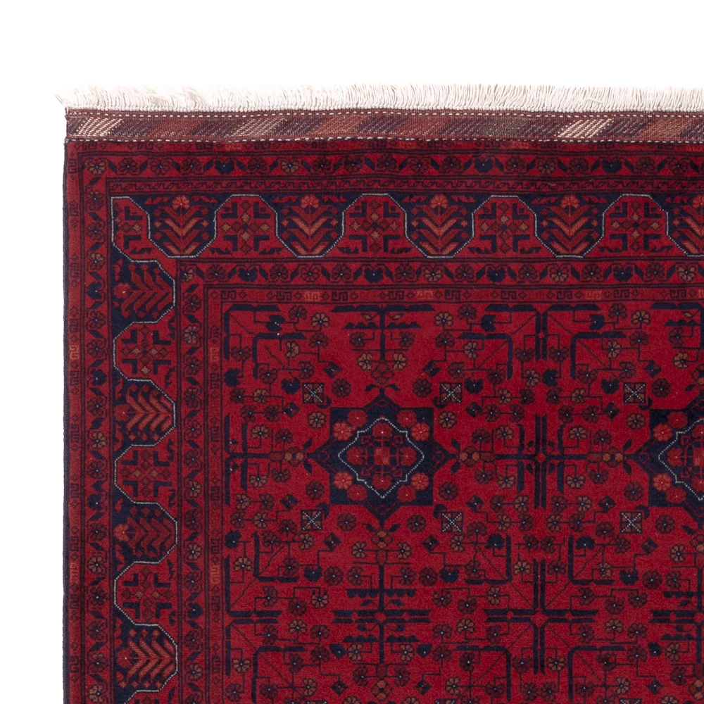 Afghansk teppe - Royal - 199 x 150 cm - rød