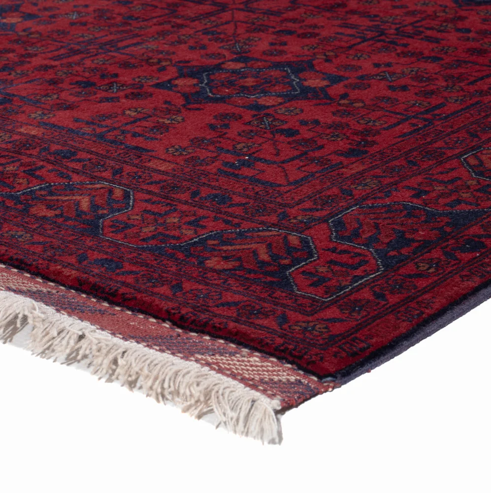 Afghansk teppe - Royal - 199 x 150 cm - rød