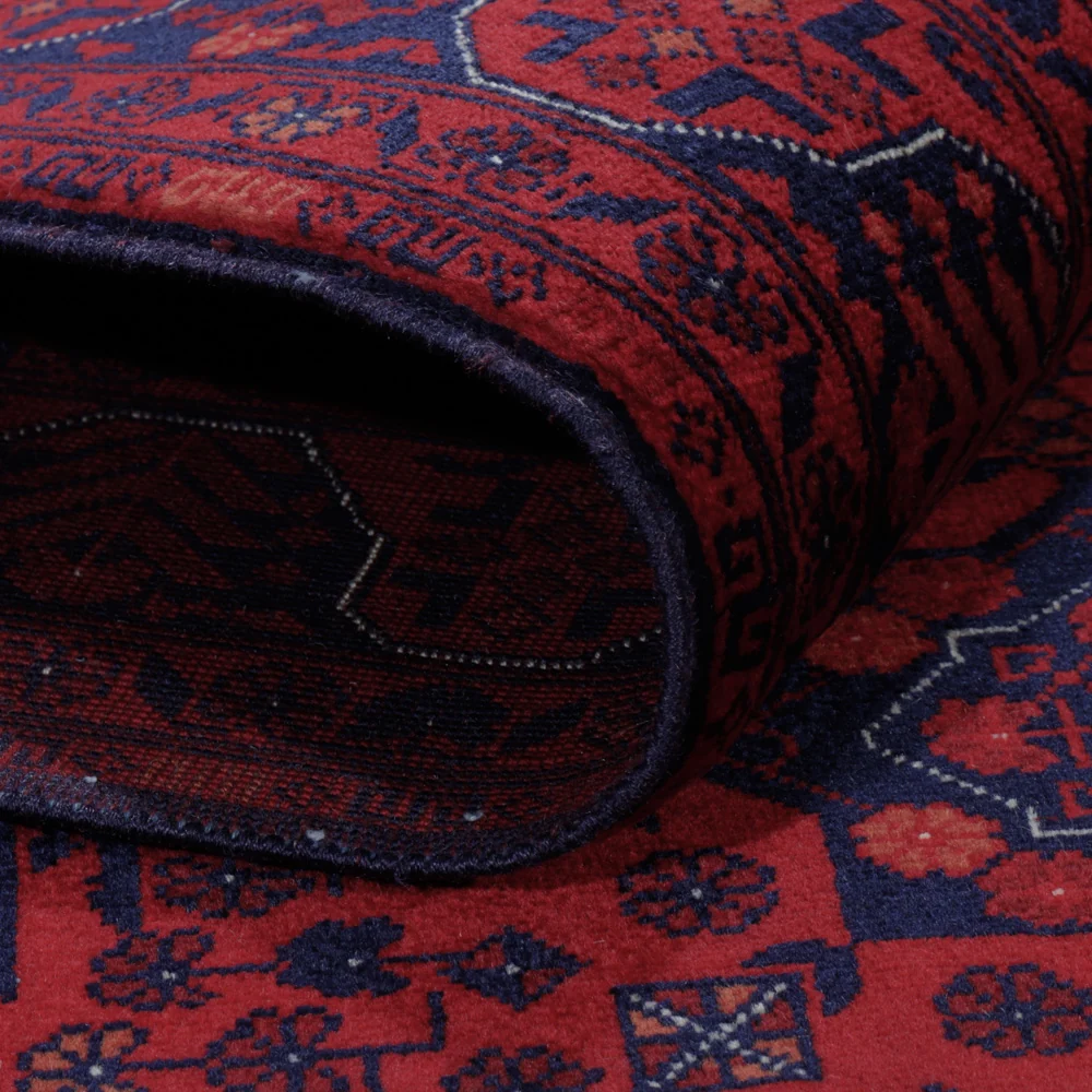 Afghansk teppe - Royal - 199 x 150 cm - rød