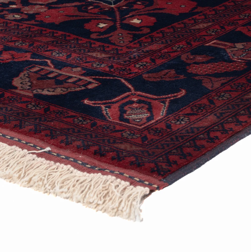 Afghansk teppe - Royal - 200 x 148 cm - rød