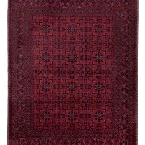 Afghansk teppe - Royal - 200 x 151 cm - rød