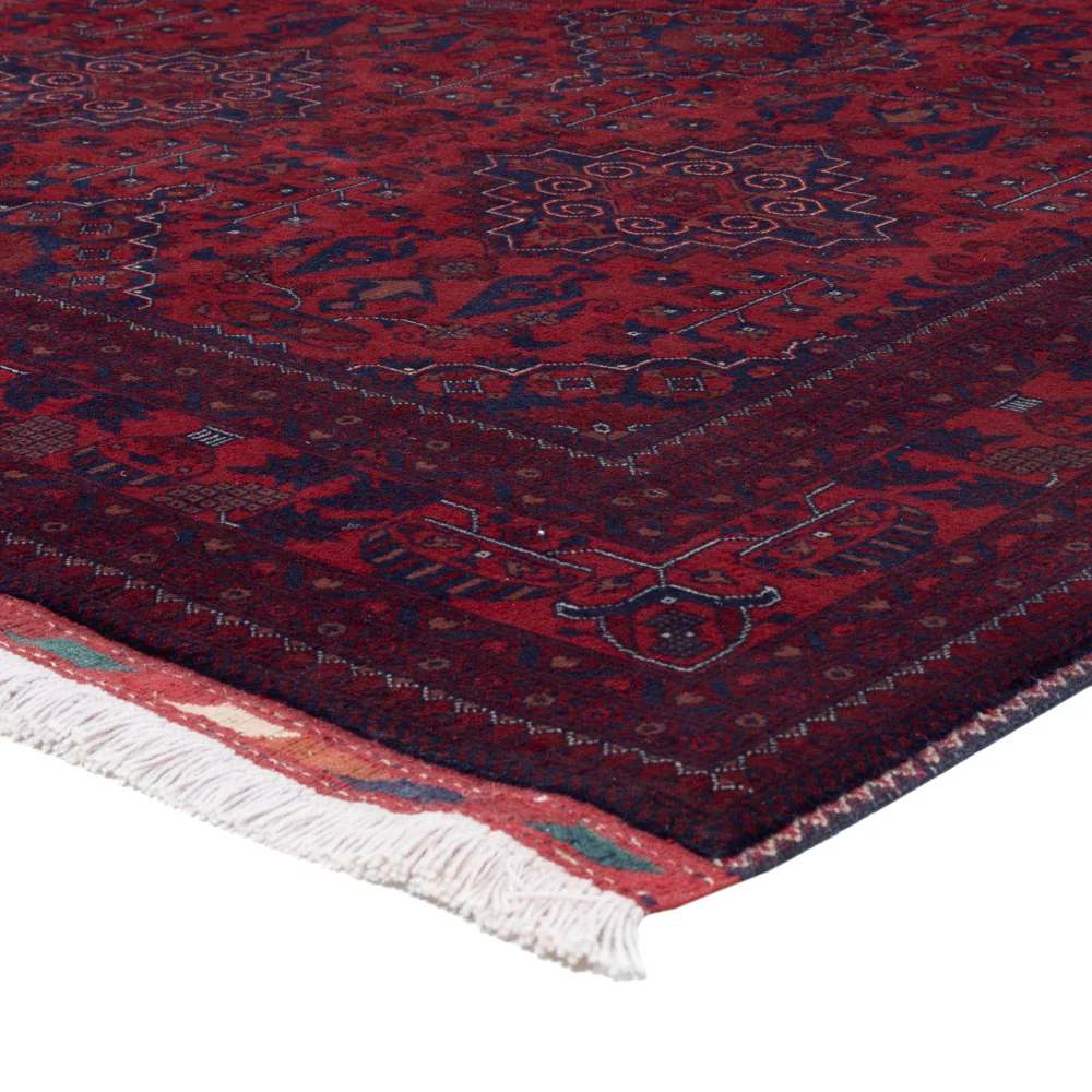 Afghansk teppe - Royal - 231 x 167 cm - rød
