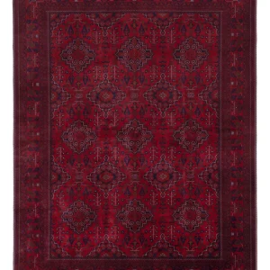 Afghansk teppe - Royal - 232 x 167 cm - rød