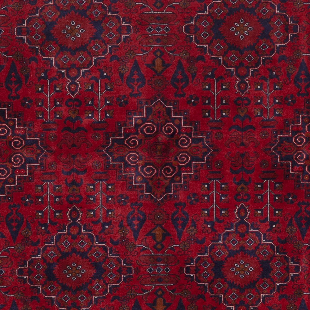Afghansk teppe - Royal - 232 x 167 cm - rød