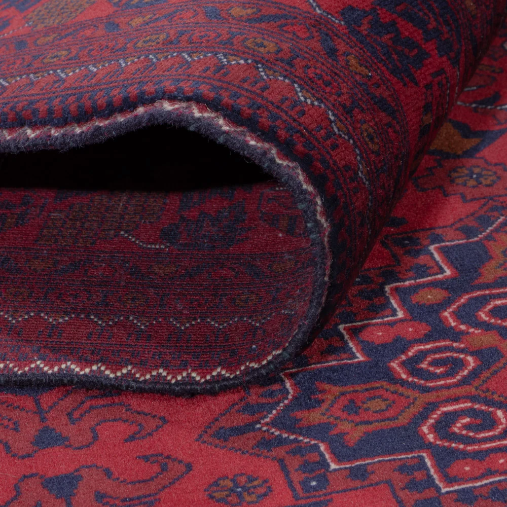 Afghansk teppe - Royal - 232 x 167 cm - rød