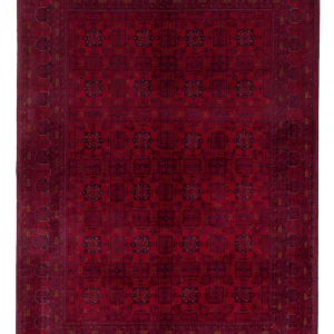 Afghansk teppe - Royal - 233 x 172 cm - rød