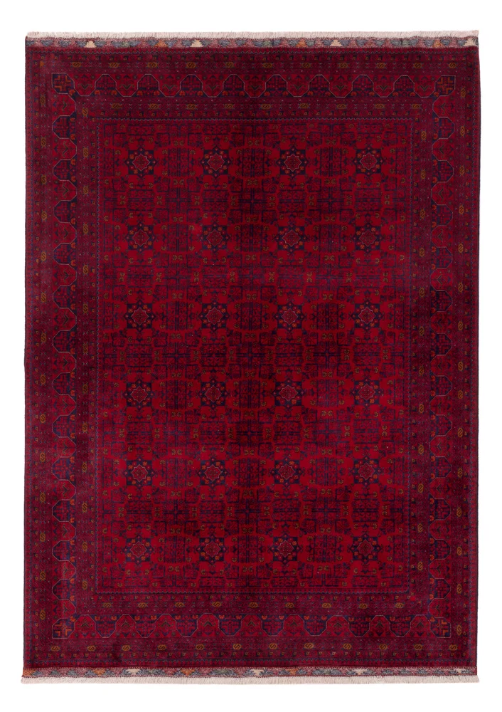 Afghansk teppe - Royal - 233 x 172 cm - rød
