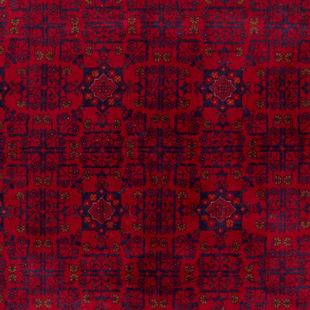 Afghansk teppe - Royal - 233 x 172 cm - rød