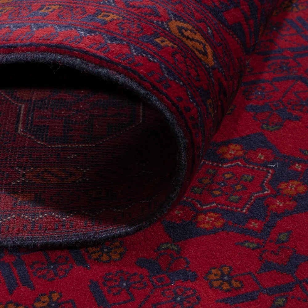 Afghansk teppe - Royal - 233 x 172 cm - rød