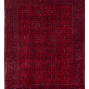 Afghansk teppe - Royal - 234 x 171 cm - rød