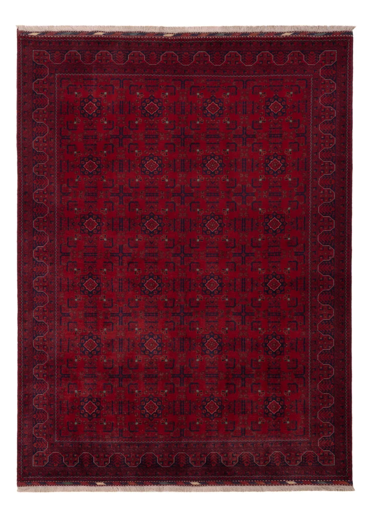 Afghansk teppe - Royal - 235 x 174 cm - rød