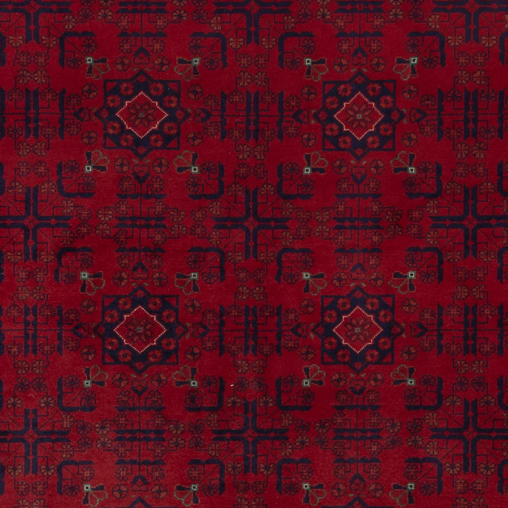 Afghansk teppe - Royal - 235 x 174 cm - rød