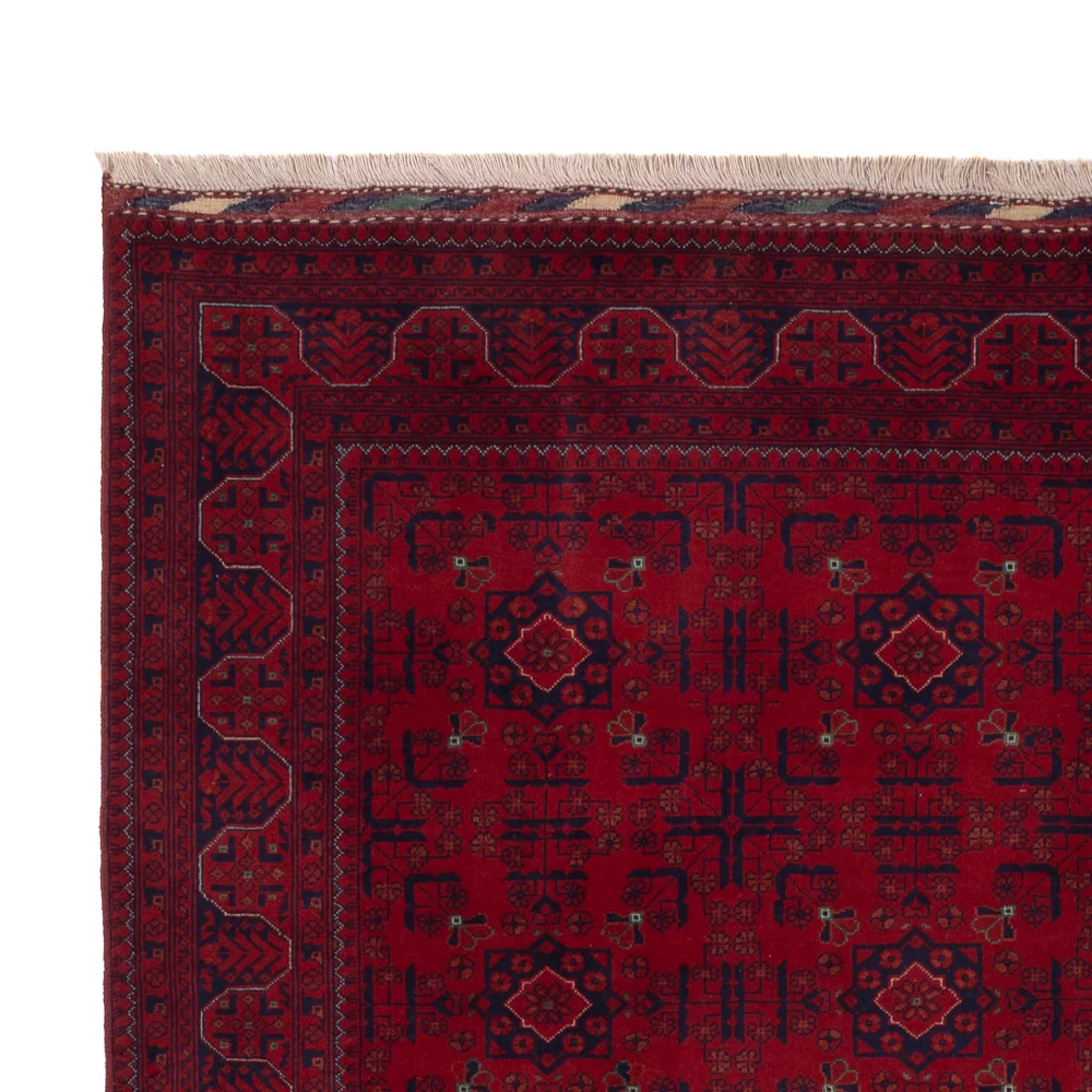 Afghansk teppe - Royal - 235 x 174 cm - rød