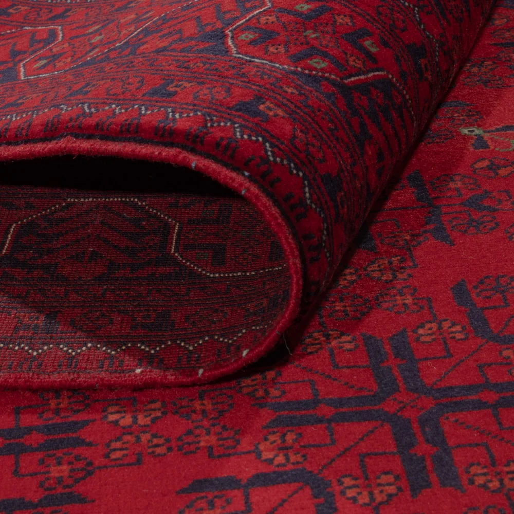 Afghansk teppe - Royal - 235 x 174 cm - rød