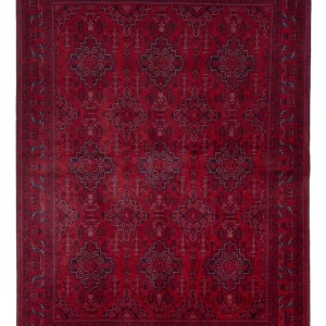 Afghansk teppe - Royal - 236 x 170 cm - rød